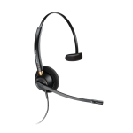 Plantronics EncorePro Monaural Over-The-Head Headset, HW510, Black, 89433-01