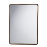 SEI Waymire Rectangular Mirror, 28inH x 28inW x 2inD, Antique Gold