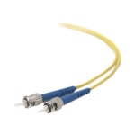 Belkin - Patch cable - ST/PC single-mode (M) to ST/PC single-mode (M) - 2 m - fiber optic - 8.3 / 125 micron - yellow