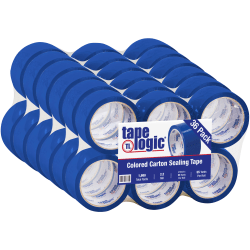 Tape Logic Carton Sealing Tape, 2in x 55 Yd., Blue, Case Of 36