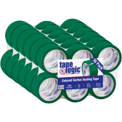 Tape Logic Carton Sealing Tape, 2in x 55 Yd., Green, Case Of 36