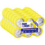 Tape Logic Carton Sealing Tape, 2in x 55 Yd., Yellow, Case Of 36