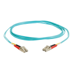 C2G 5m LC-LC 10Gb 50/125 Duplex Multimode OM3 Fiber Cable - Aqua - 16ft - Patch cable - LC multi-mode (M) to LC multi-mode (M) - 5 m - fiber optic - duplex - 50 / 125 micron - OM3 - aqua