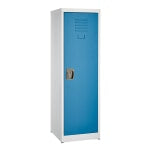 Alpine Kids' 1-Tier Steel Locker, 48inH x 15inW x 15inD, Blue