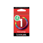 Lexmark 1 Tri-Color Ink Cartridge, 18C0781