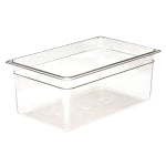 Cambro Camwear GN 1/1 Size 8in Food Pans, Clear, Set Of 6 Pans