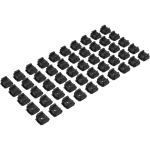 Vertiv 10-32 Cage Nuts (Qty 50) - Cage Nut - 10 - Metal - Black