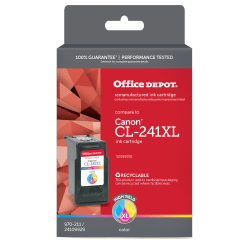 Office Depot Brand Remanufactured High-Yield Tri-Color Ink Cartridge Replacement For Canon CL-241XL