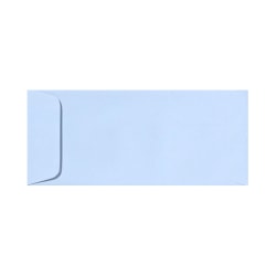 LUX Open-End Envelopes, #10, Peel & Press Closure, Baby Blue, Pack Of 1,000