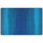 Carpets for Kids Pixel Perfect Collection Water Stripes Activity Rug, 6ft x 9ft, Blue