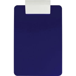 Saunders Antimicrobial Clipboard - 8 1/2in x 11in - Blue - 1 Each