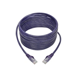 Eaton Tripp Lite Series Cat6 Gigabit Snagless Molded (UTP) Ethernet Cable (RJ45 M/M), PoE, Purple, 20 ft. (6.09 m) - Patch cable - RJ-45 (M) to RJ-45 (M) - 20 ft - UTP - CAT 6 - molded, snagless, stranded - purple