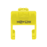 Tripp Lite Universal RJ45 Locking Inserts, Yellow, 10 Pack - Cable removal lock - yellow (pack of 10)