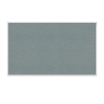 Ghent Aluminum Frame Vinyl Bulletin Board, 36in x 36in, Stone, Satin Frame