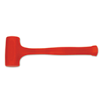 Compo-Cast Standard Head Soft Face Hammer, 21 oz Head, 1.8 in Diameter, Orange