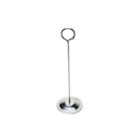 American Metalcraft Stainless-Steel Table Number Holder, 8inH x 8inW x 2inD, Silver