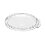 Cambro Camwear Round Food Storage Lids For 1-Qt Containers, Clear, Pack Of 12 Lids