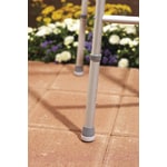 Medline Guardian Walker Glide Caps, Gray, Case Of 6 Pairs