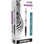 Zebra Pen M-301 Mechanical Pencil, Medium Point, 0.7 mm, Silver/Black Barrel