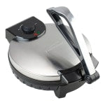 Brentwood 12in Stainless-Steel Non-Stick Electric Tortilla Maker