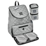 Mobile Dog Gear Weekender Backpack, Navy/White Dots