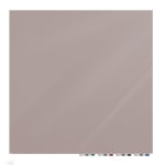 Ghent Aria Low Profile Glassboard, Magnetic, 48inH x 48inW, Square, Lilac Gray