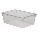 Cambro Camwear 9inD Food Storage Boxes, 18in x 26in, Clear, Set Of 4 Boxes