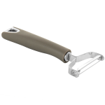 Martha Stewart Stainless Steel Swivel Peeler, Taupe