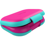 Bentgo Kids Chill Lunch Box, 2inH x 6-1/2inW x 9inD, Fuchsia/Teal