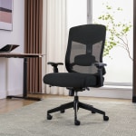 Serta Commercial Eco-2000 Big & Tall Ergonomic Mesh High-Back Executive Office Chair, Black