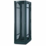 Schneider Electric NetShelter VX Seismic 42U Enclosure w/out Sides Black - For Server, Storage - 42U Rack Height x 19in Rack Width - Floor Standing - Black - 1002.11 lb Static/Stationary Weight Capacity