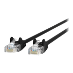 Belkin - Patch cable - RJ-45 (M) to RJ-45 (M) - 6.6 ft - UTP - CAT 5e - molded, snagless - black