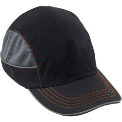 Ergodyne Skullerz Bump Cap, 8950 Long Brim, Black