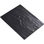 American Metalcraft Melamine Platters, 13in x 21-1/2in, Black, Case Of 6 Platters