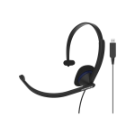 Koss CS195-USB Headsets & Gaming - Mono - USB - Wired - 20 Hz - 22 kHz - Over-the-head - Monaural - Supra-aural - 8 ft Cable - Noise Cancelling, Electret Microphone