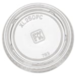 Fabri-Kal Portion Cup Lids, For 1.5 Oz - 2.5 Oz Cups, Clear, Pack Of 2,500 Lids