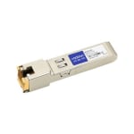 AddOn - SFP (mini-GBIC) transceiver module (equivalent to: HP J8177B) - 1GbE - 1000Base-TX - RJ-45 - up to 328 ft - TAA Compliant - for HPE 4208, 6200, 93XX, Switch 5304XL-32, Switch 5308XL-48, Switch 53XX