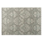 Baxton Studio Morain Hand-Tufted Wool Area Rug, 5-1/4ft x 7-1/2ft, Gray/Ivory