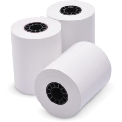 Office Depot Brand Thermal Paper Rolls, 3-1/8in x 273ft, White