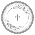 Amscan Religious Holy Day Paper Plates, 10-1/2in, Multicolor, 18 Plates Per Pack, Set Of 2 Packs