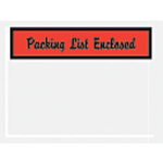 Tape Logic "Packing List Enclosed" Envelopes, Panel Face, Red, , 4 1/2in x 6in Pack Of 1,000