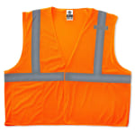 Ergodyne GloWear Safety Vest, Economy, Type-R Class 2, 4X/5X, Orange, 8210HL