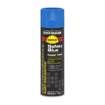 Rust-Oleum Hard Hat High Performance V2100 System Rust Preventive Enamel Spray Paint, 15 Oz, Gloss Safety Blue, Case Of 6 Cans