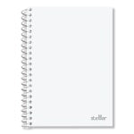 Office Depot Brand Stellar Poly Notebook, 4-1/2in x 7in, 1 Subject, College Ruled, 100 Sheets, White