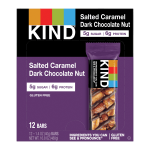 KIND Salted Caramel And Dark Chocolate Nut Bars, 1.4-Oz Bars, Box Of 12 Bars