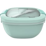 Bentgo Salad Lunch Container, 4in x 7-1/4in, Coastal Aqua