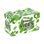 Trident Vibes Spearmint Sugar-Free Gum, 40 Pieces Per Pack, Carton Of 6 Packs