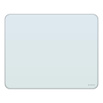 U Brands Frameless Magnetic Cubicle/Wall Glass Dry Erase Board, 20in X 16in, Frosted White