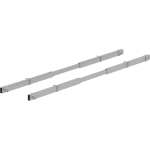 Lorell Relevance Series Adjustable Crossbar Set, Silver