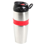 Mr. Coffee Java Supremo Stainless-Steel Thermal Travel Mug, 16 Oz